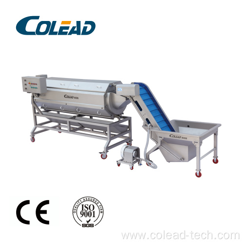 Root Vegetables Continuous Peeler Machine for farm